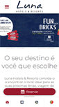 Mobile Screenshot of lunahoteis.com