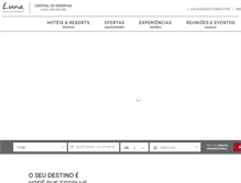 Tablet Screenshot of lunahoteis.com